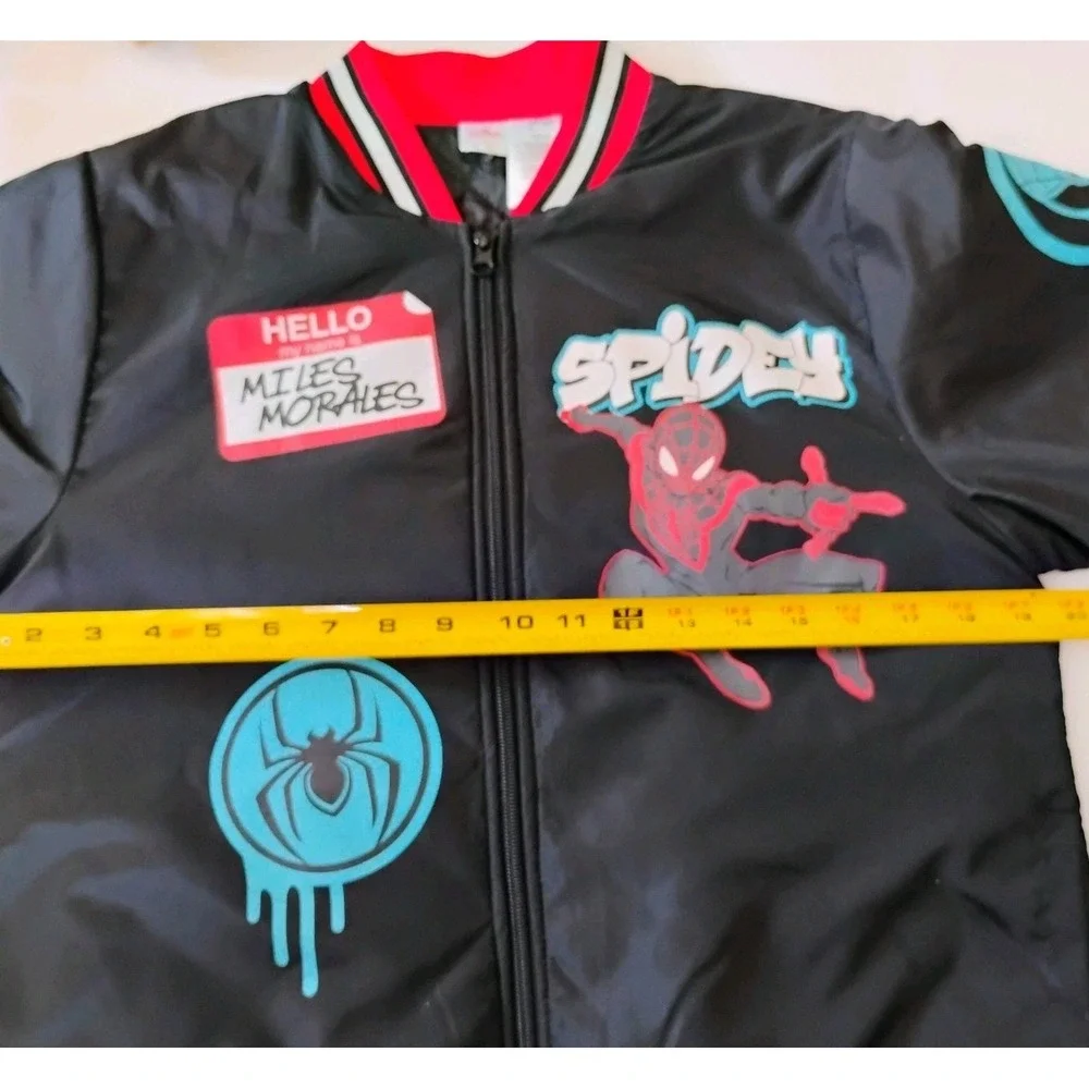 Marvel Spider-Man Miles Morales Boys Disney Marvel  Varsity Jacket – Size 14/16
